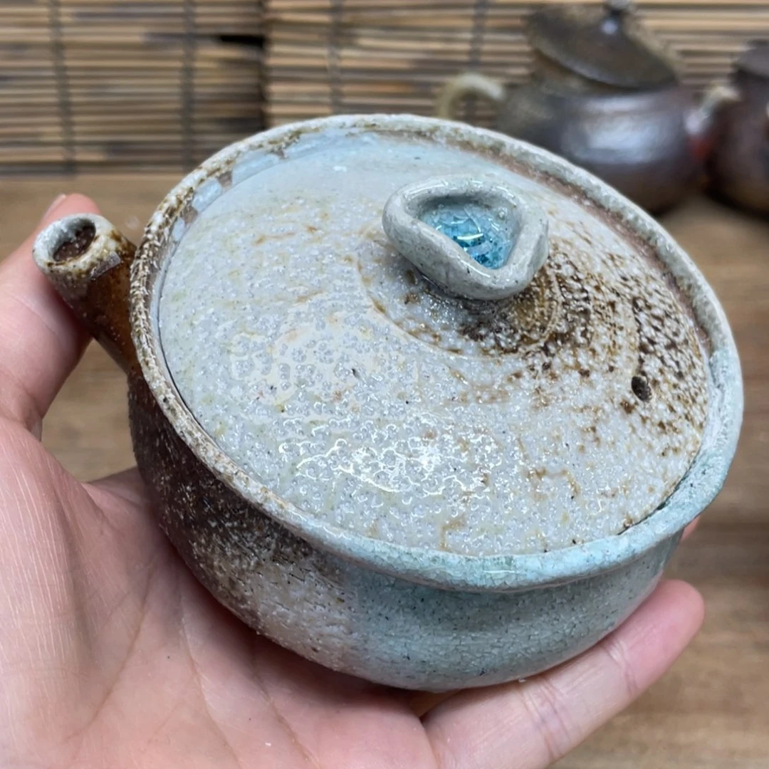 茶壶柴烧茶壶茶壶瑕