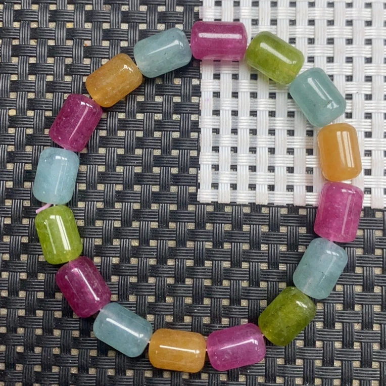 糖果色8mm桶珠手串309