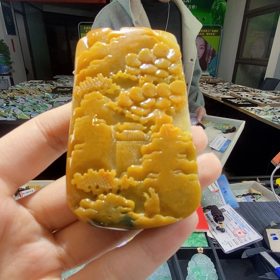 颈饰未镶嵌翡翠翡翠