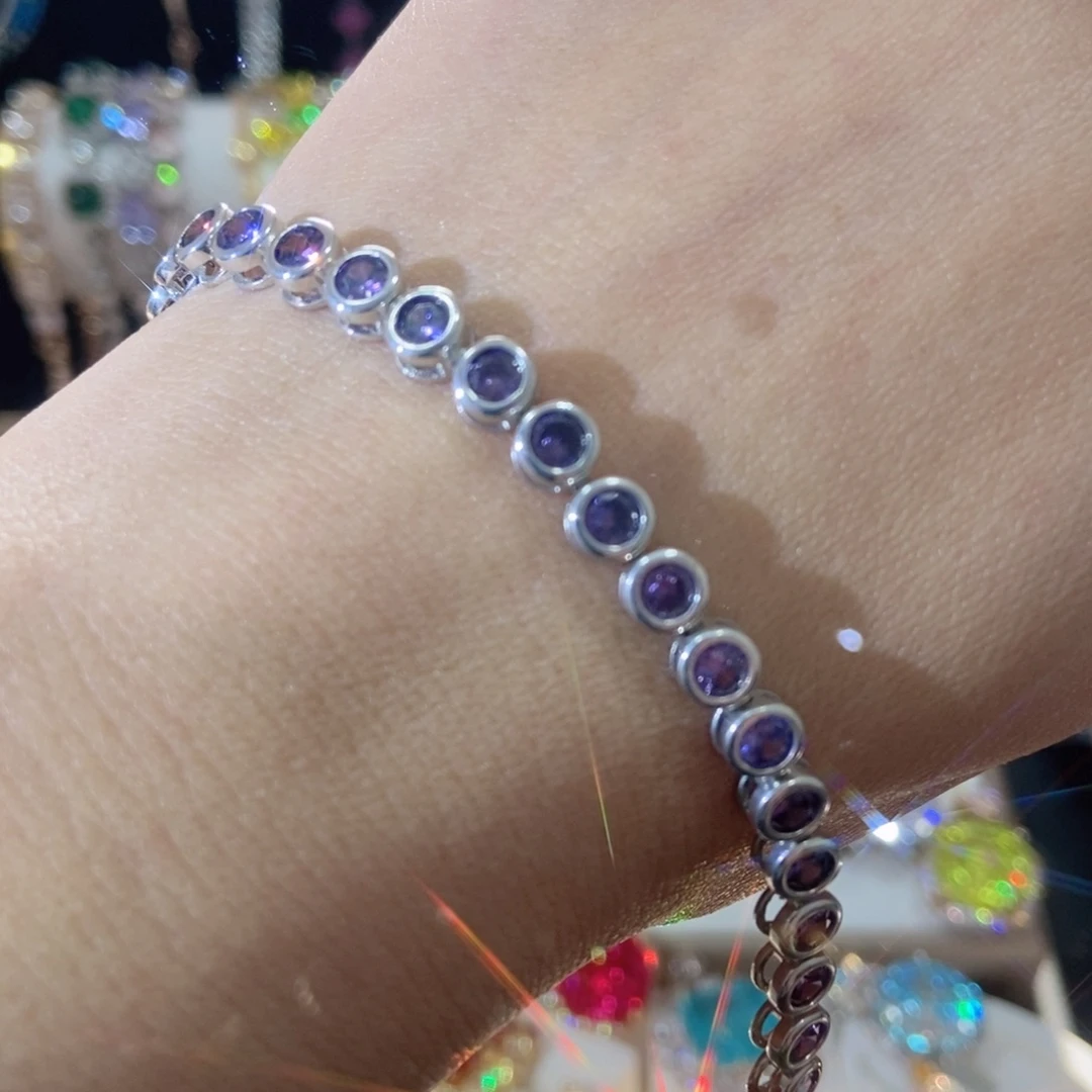 66锆石（处理）手链