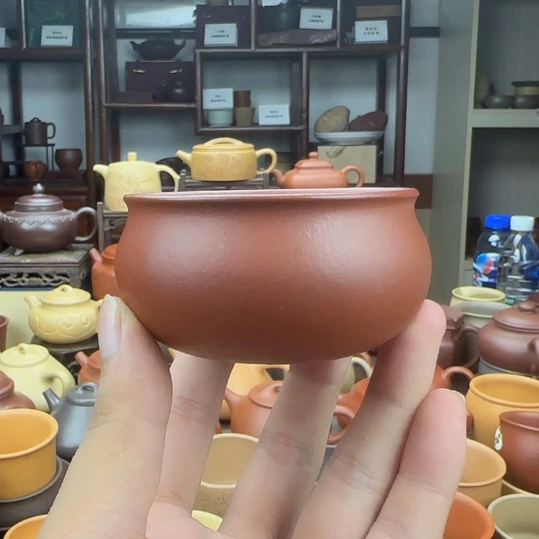 茶杯紫砂宜兴紫砂主人杯