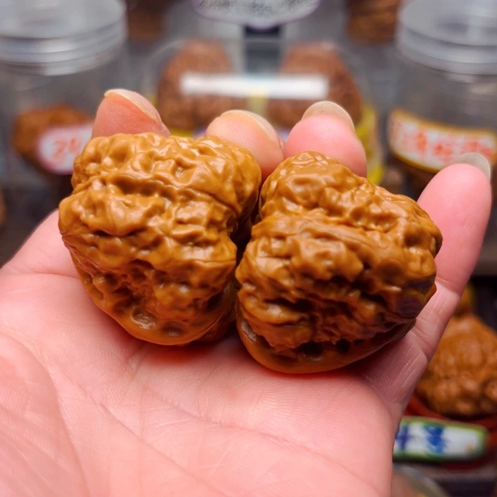 核桃把件涞水麻核桃