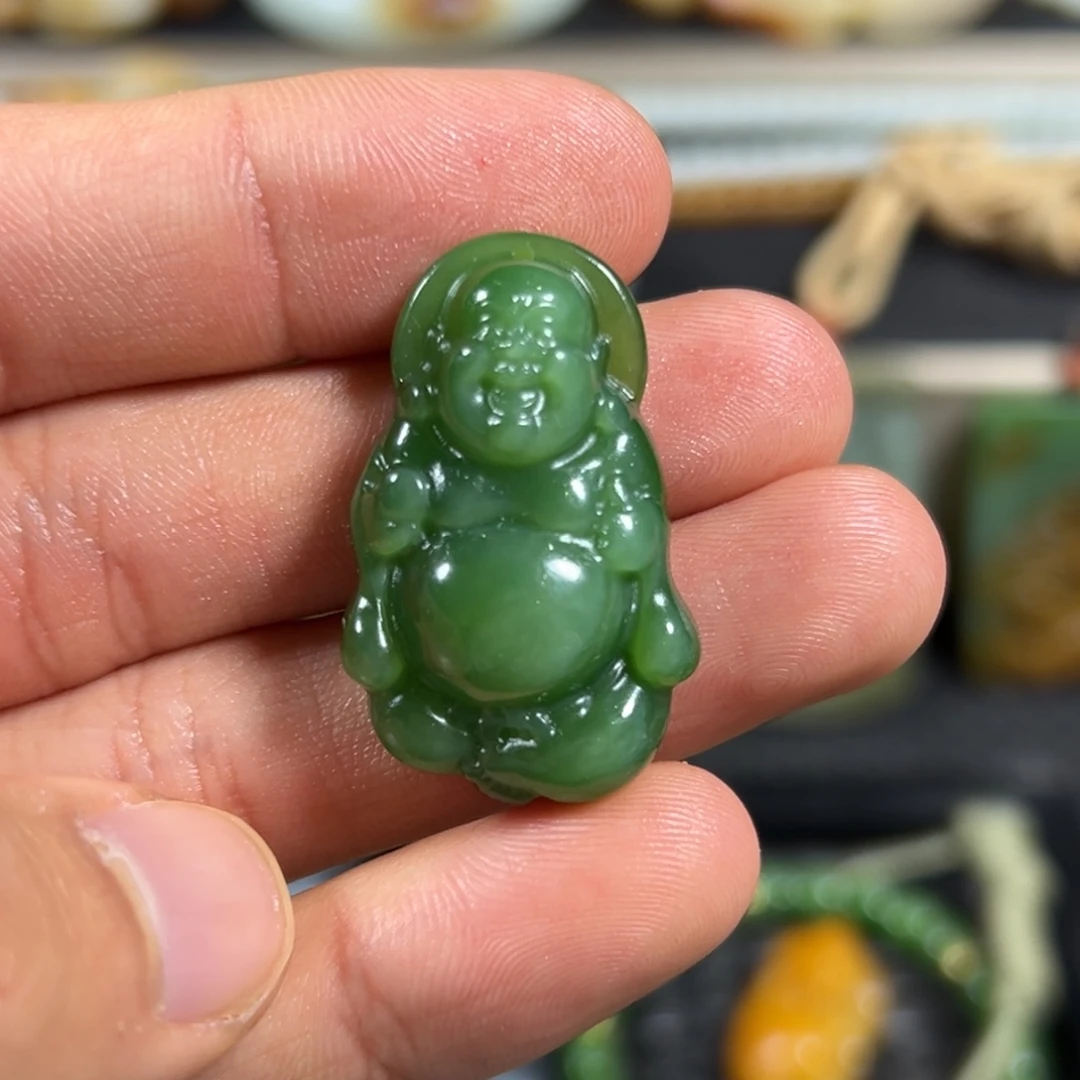 和田玉未镶嵌吊坠(不含链)