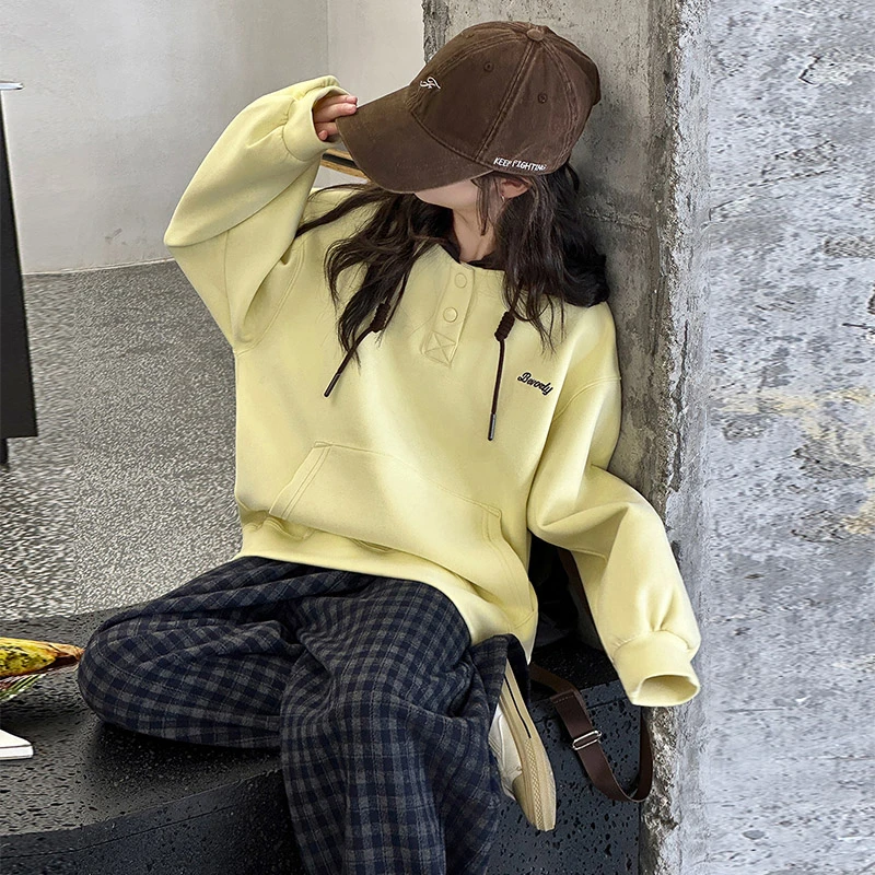 女童秋装卫衣2025宽松洋气糯蜜绒卫衣套装套装可爱超萌Q1277