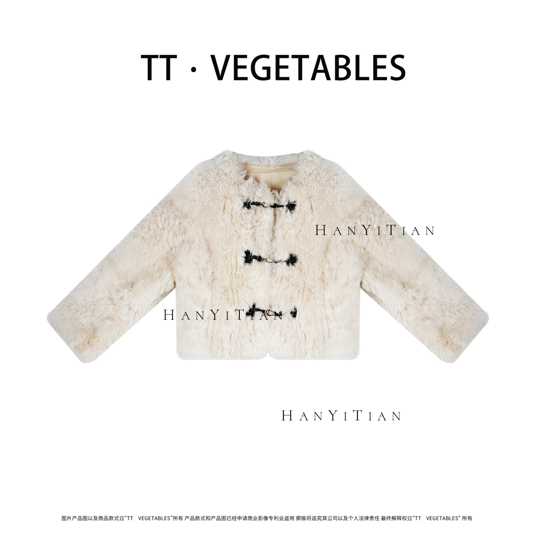 落羽 莫斯娜气质时尚设计感休闲秋季宽松毛毛外套922269