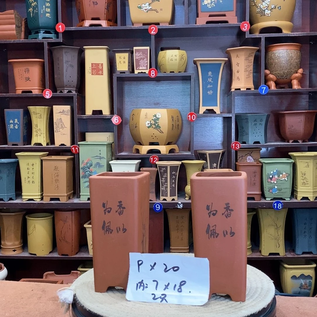 紫砂花盆紫砂花盆