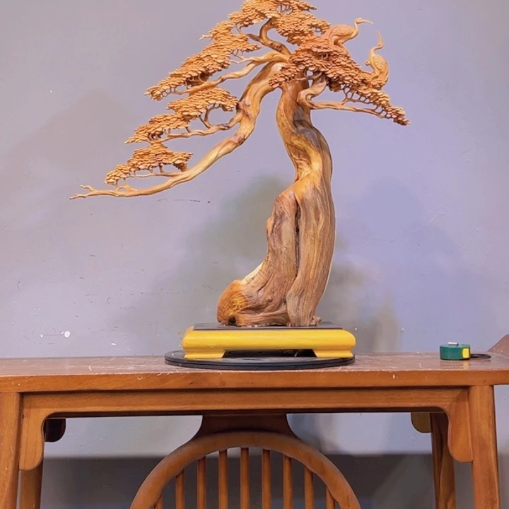 边***）柏木（崖柏）木雕工艺品摆件