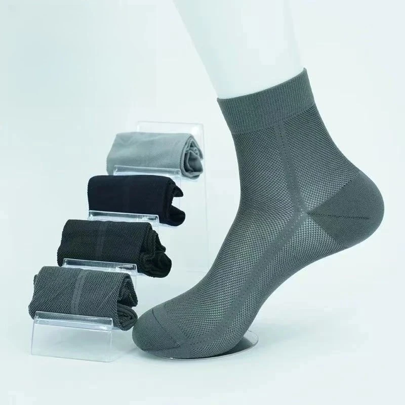 【超薄 透气 防臭 8双装】夏季男士超薄网眼袜 舒适耐穿不起球