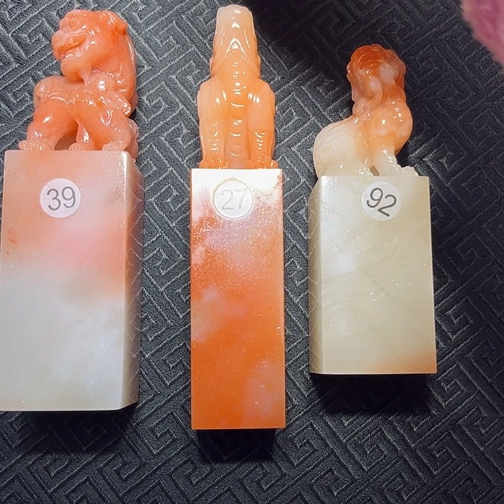 梦***）老挝石老挝保利石印章