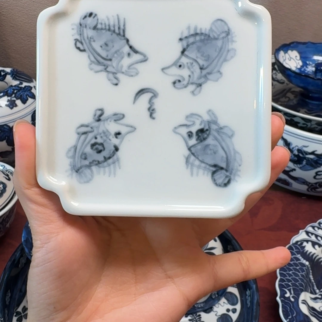 陶摆件手工手绘景德镇陶瓷