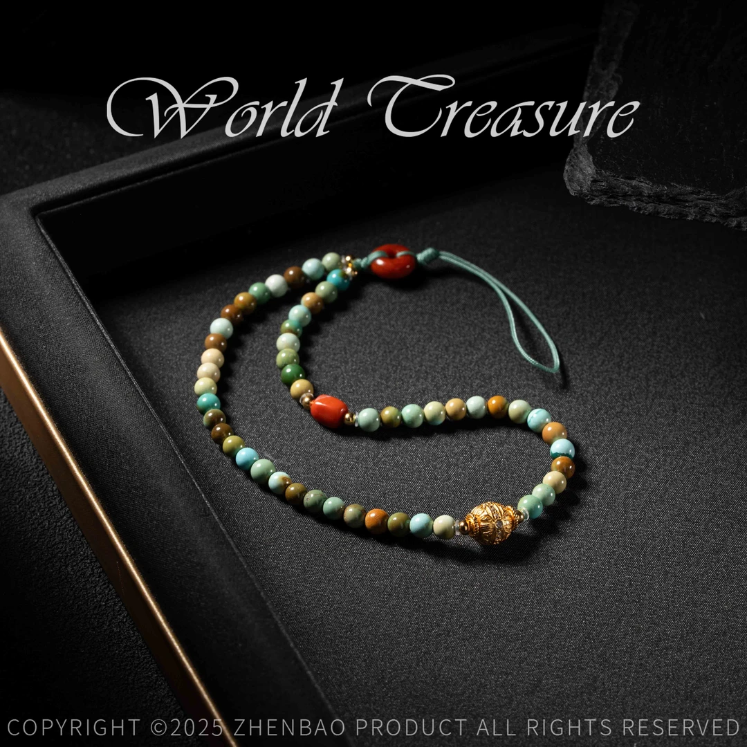 【世间臻宝】福利款·绿松DIY挂饰/Q3203/4m/多样性发一件/10