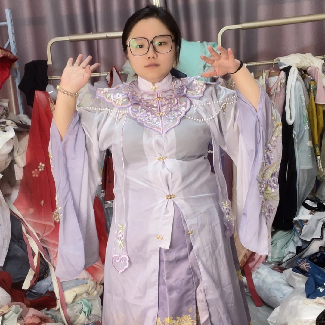 紫藤花S m l备注尺码