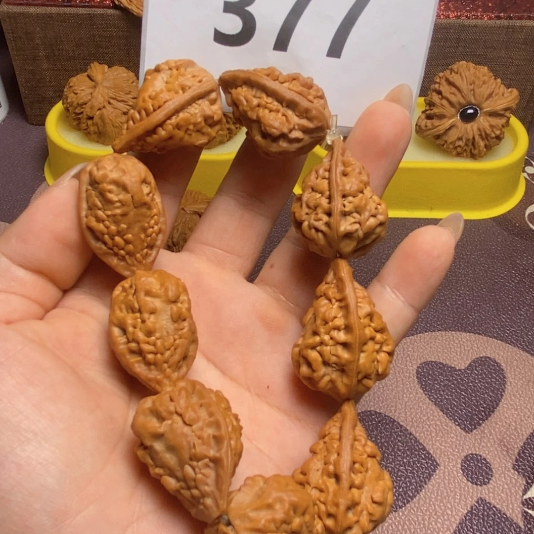 文玩核桃把件377麒麟角2.0