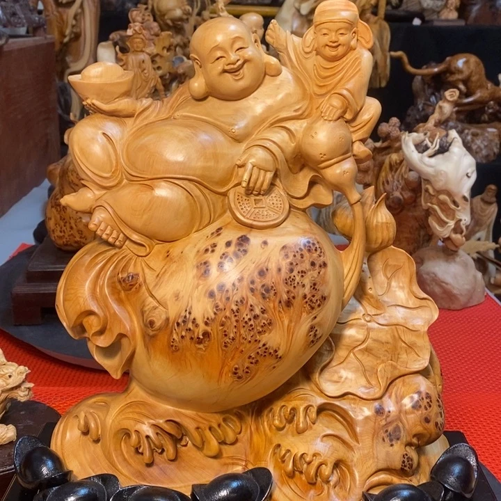 柏木工艺品摆件制作