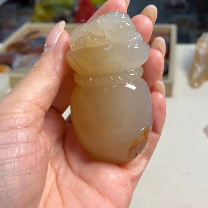 玛瑙/玉髓未镶嵌吊坠(不含链)