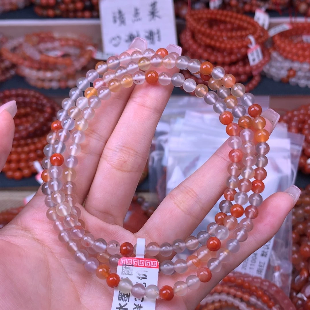 未镶嵌手链南红玛瑙卡5