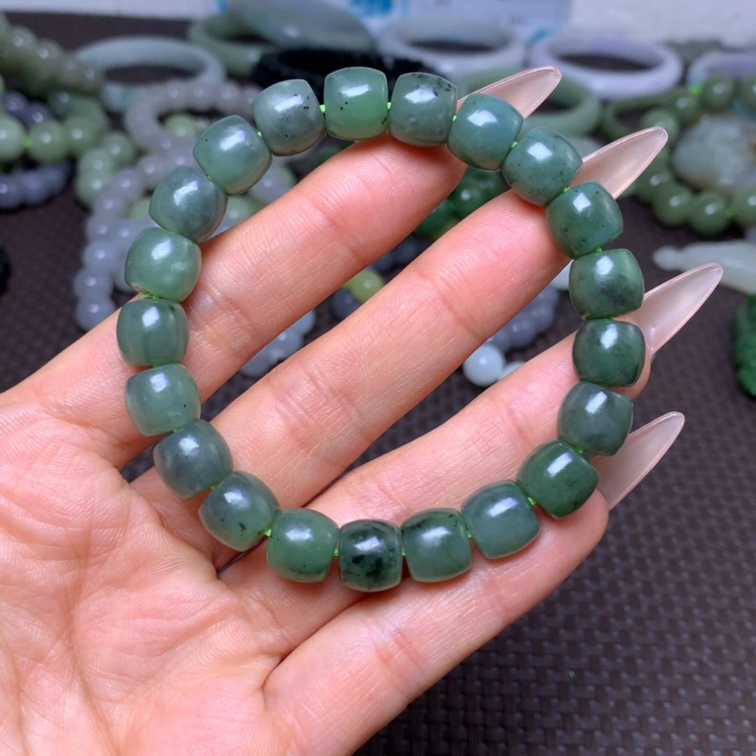 未镶嵌手串和田玉卡10