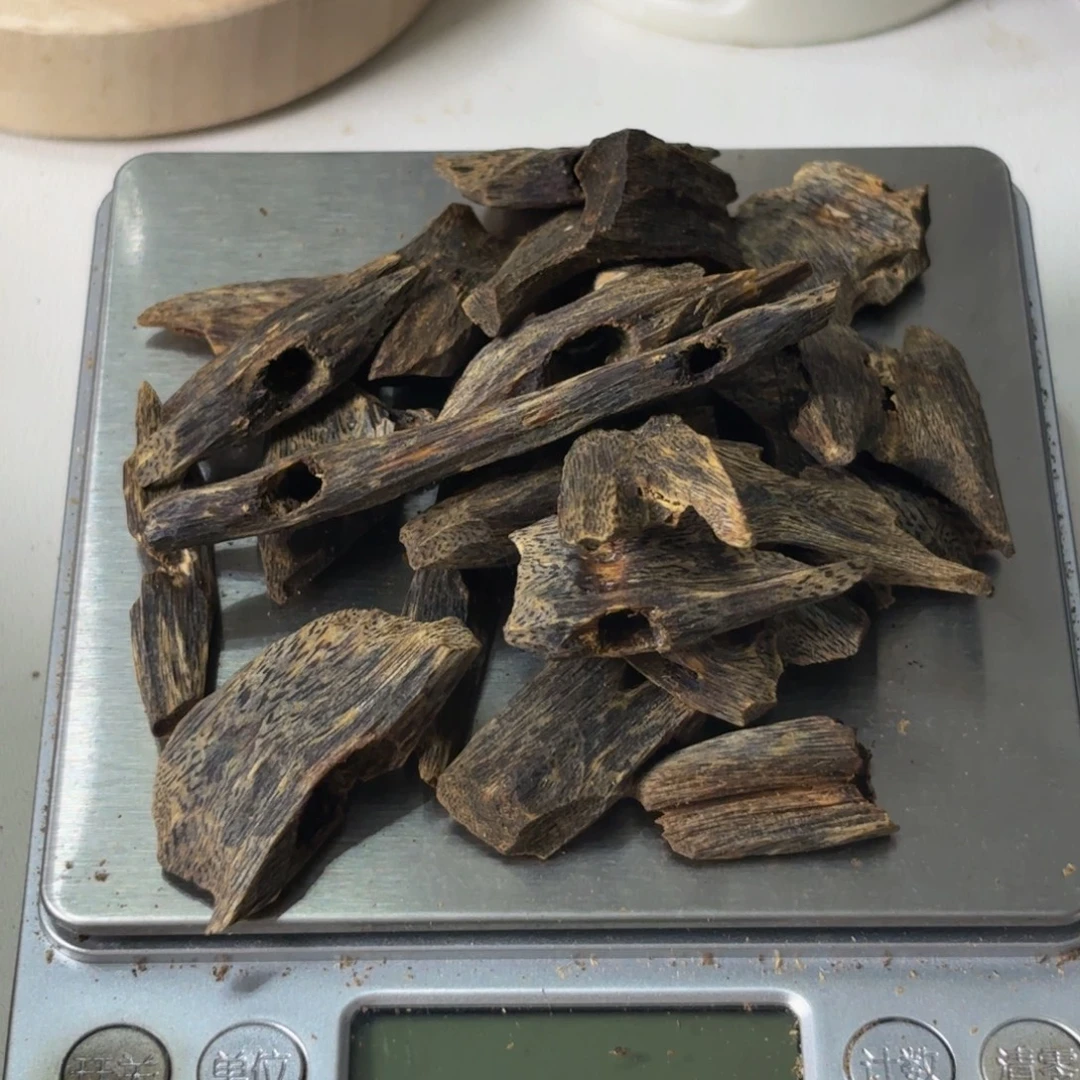 野***鳅沉香碎屑沉香罗门黑棋50克