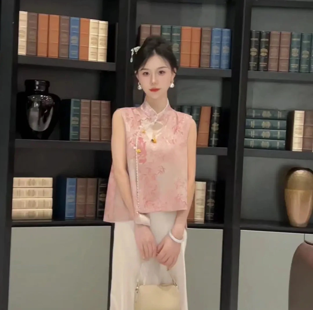 （全额运费补）新中式国风夏季提花马甲5