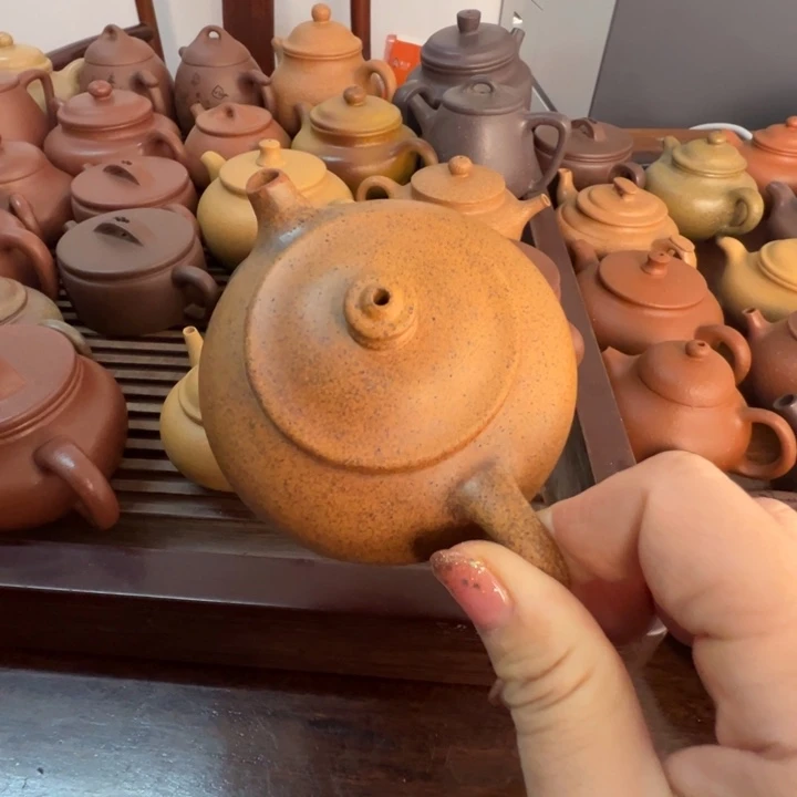 紫砂茶壶原矿寒江