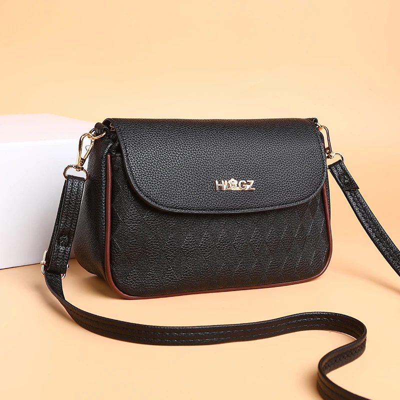 现货现发【长23宽7高15】百搭单肩斜挎小包包女多层大容量零钱包