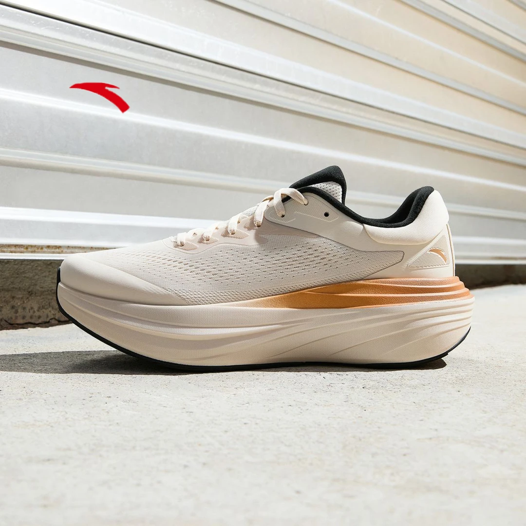 中国制造跑鞋安踏旅步2S缓震PG7跑步男鞋耐磨软底运动鞋跑步鞋