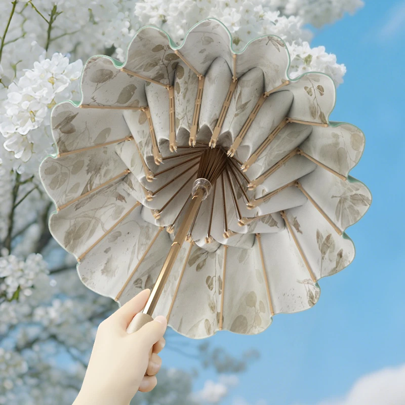 2025新款玻璃纤维结实耐用特大雨伞遮阳防晒晴雨两用伞防紫外线