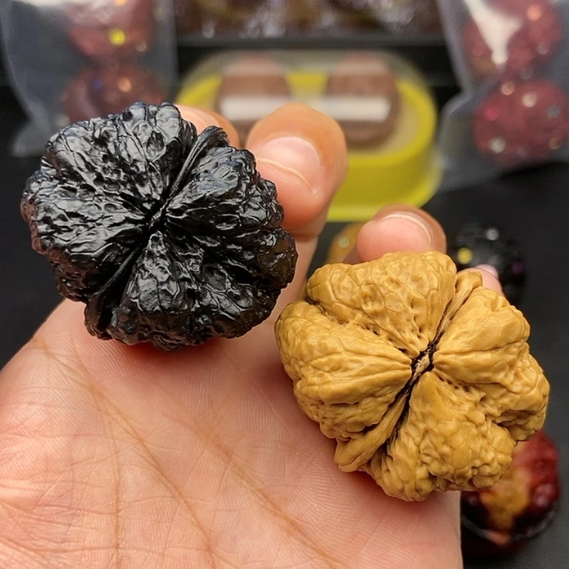 【闪购商品】把件文玩核桃39尺蝴蝶蟾