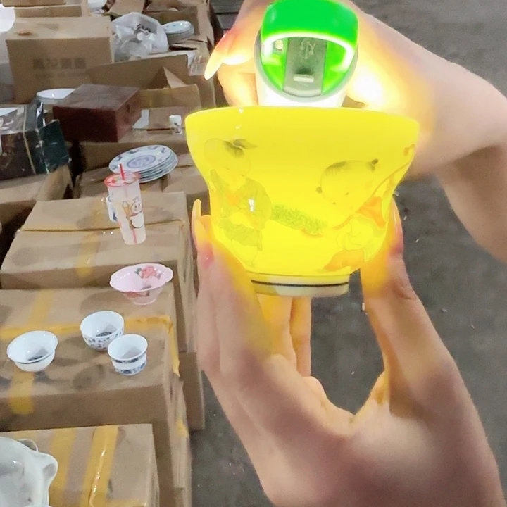 摆件景德镇高温陶瓷福娃