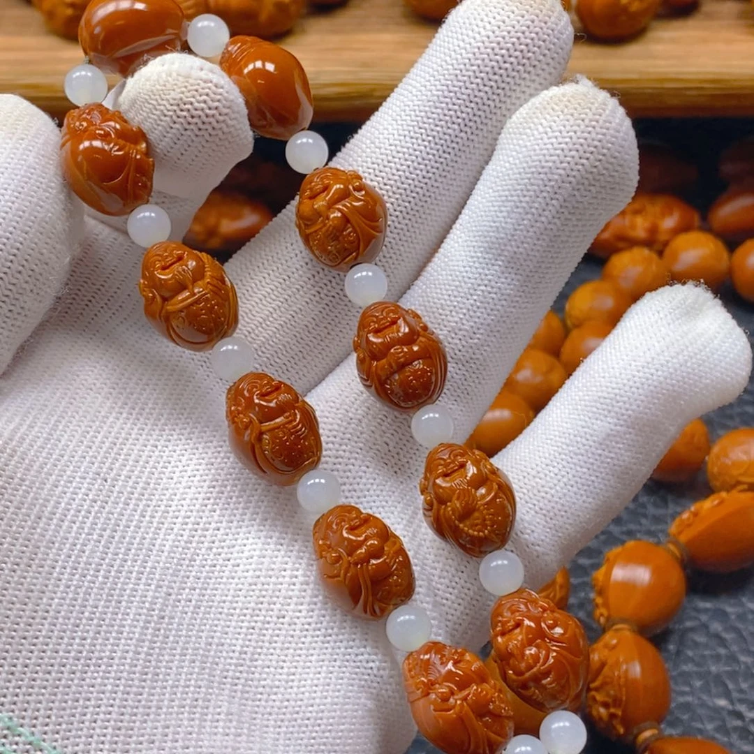 手串/手链橄榄核一青老师1.3十全富贵财神