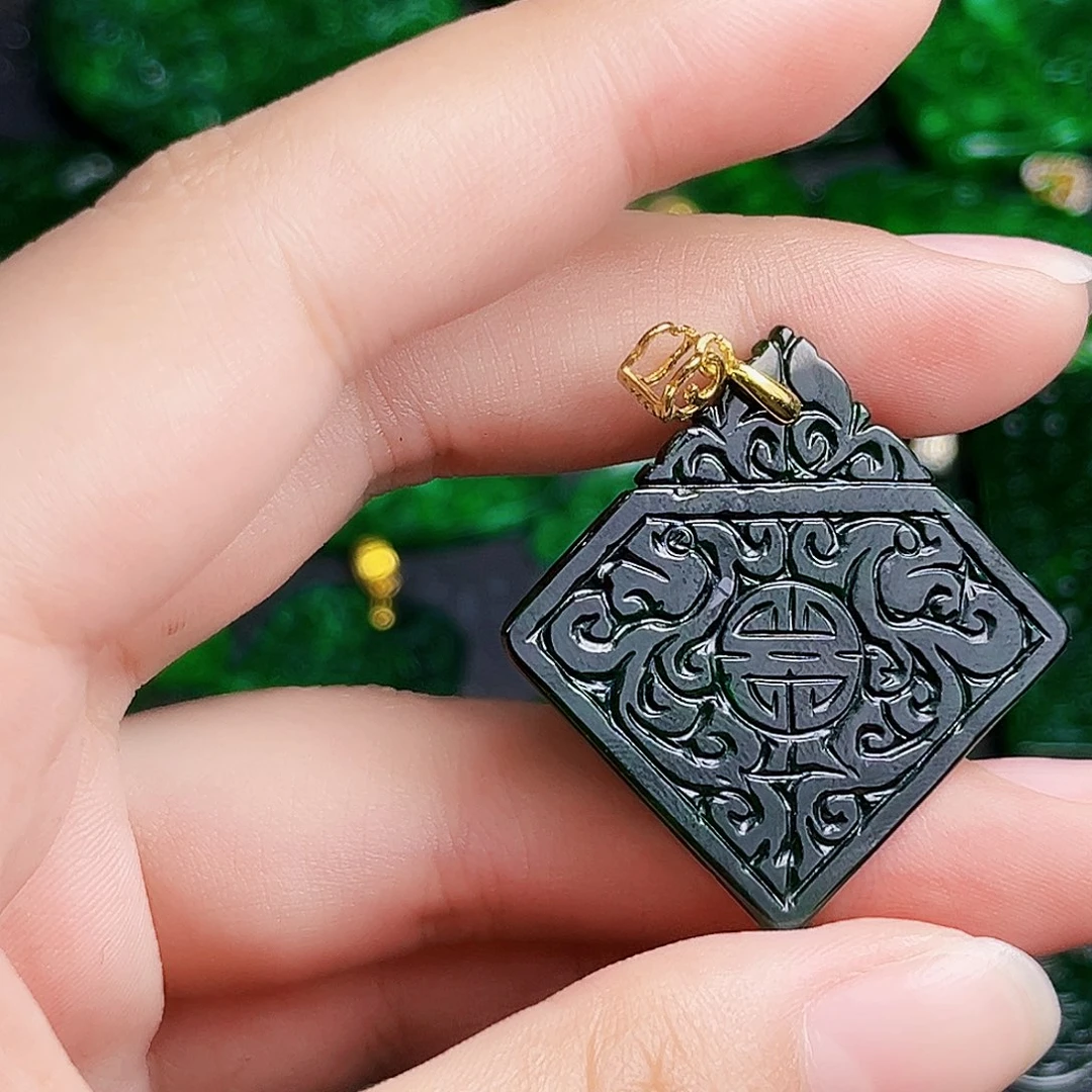 颈饰银S925镶嵌翡翠多样性