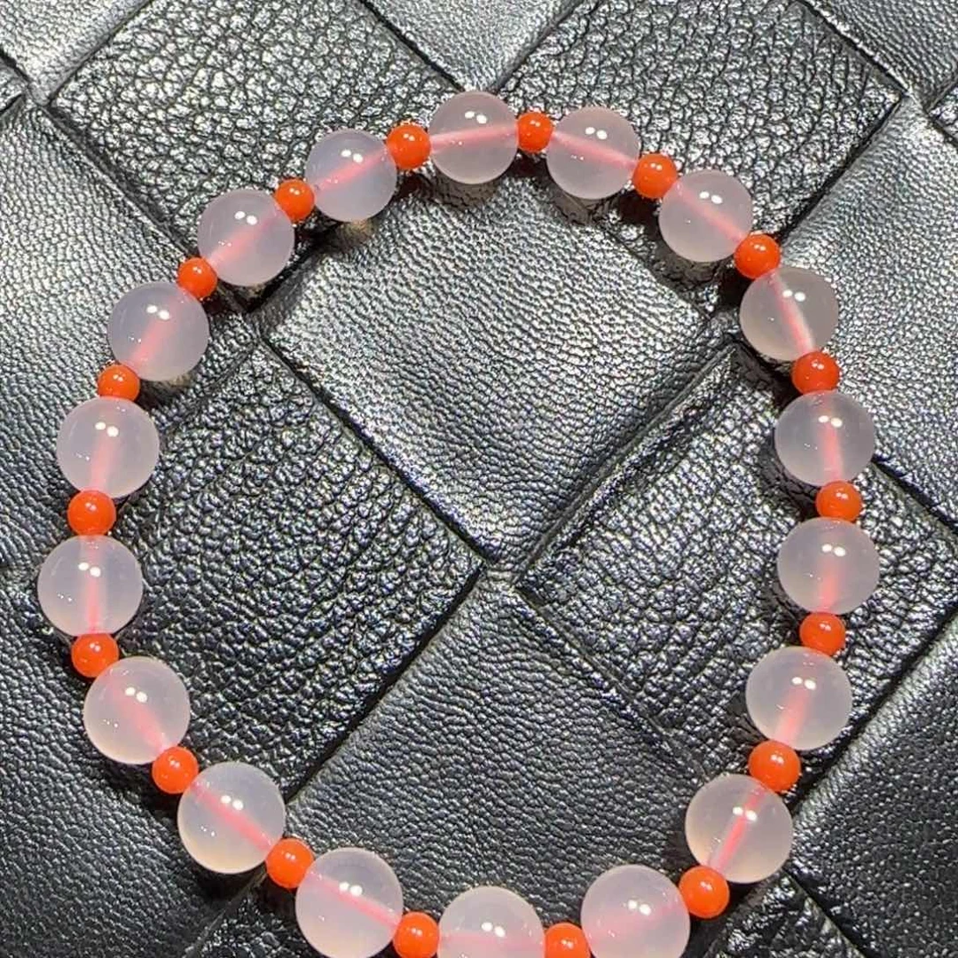 玛瑙/玉髓未镶嵌手串8mm+