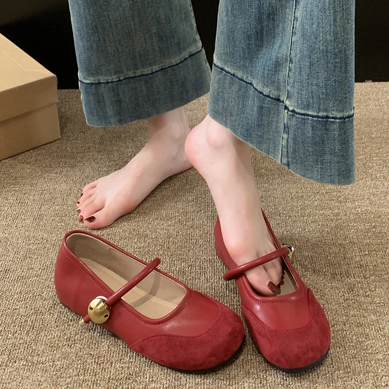 贾不假玛丽珍鞋女2025新款秋季复古通勤百搭配裙子厚底韩系小皮鞋