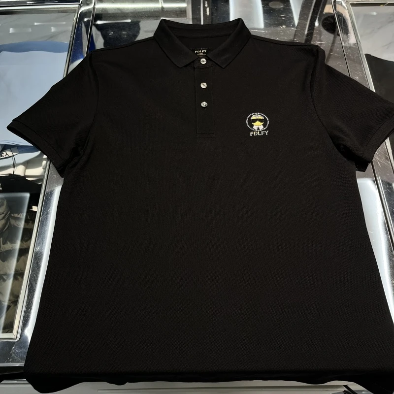 7672167夏季新款珠地棉商务简约POLO短袖百搭男士短袖