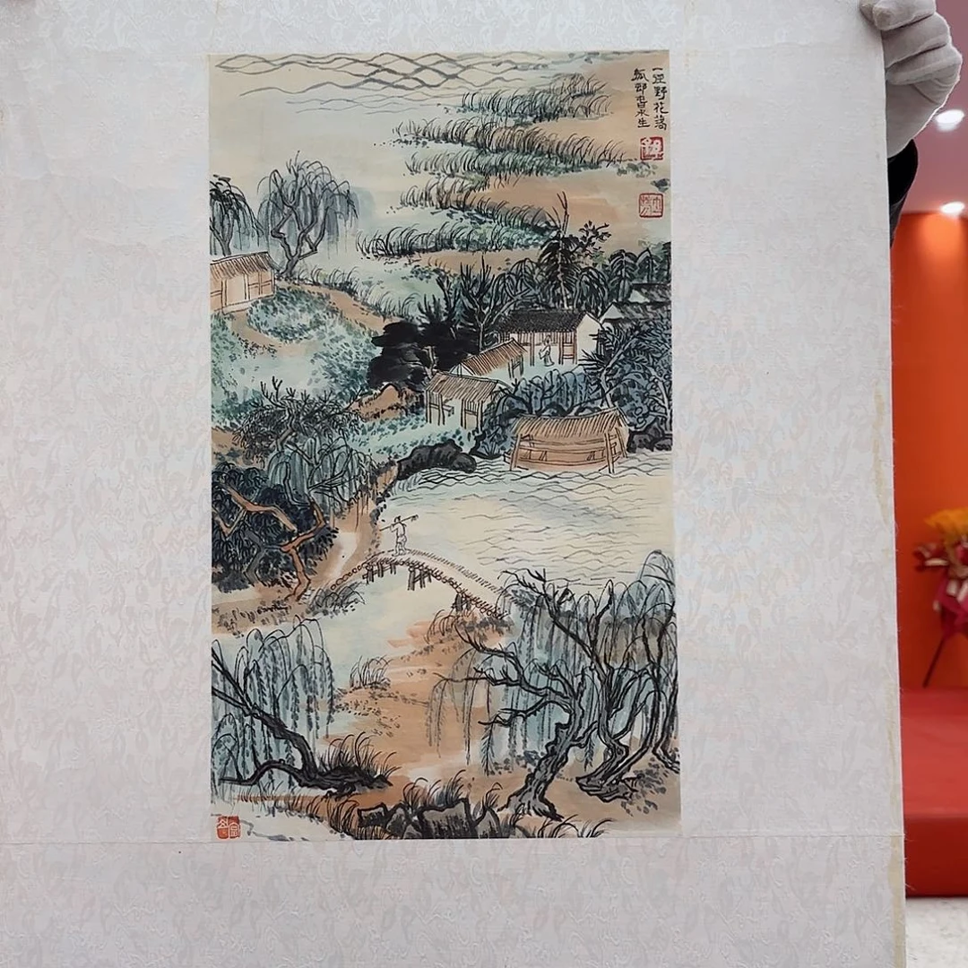 国画艺术家的作品