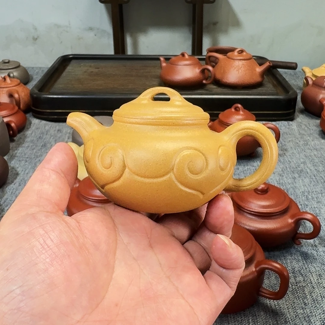 紫砂茶壶全手工紫砂壶仿古如意