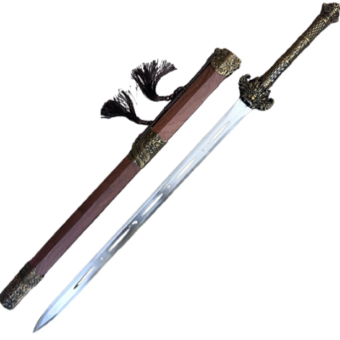 【龍泉·剑】收藏正品真刀合金唐剑龙泉真刀剑未开刃