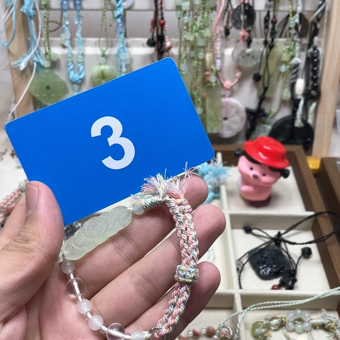 昔***云蛇纹石玉合金颈饰