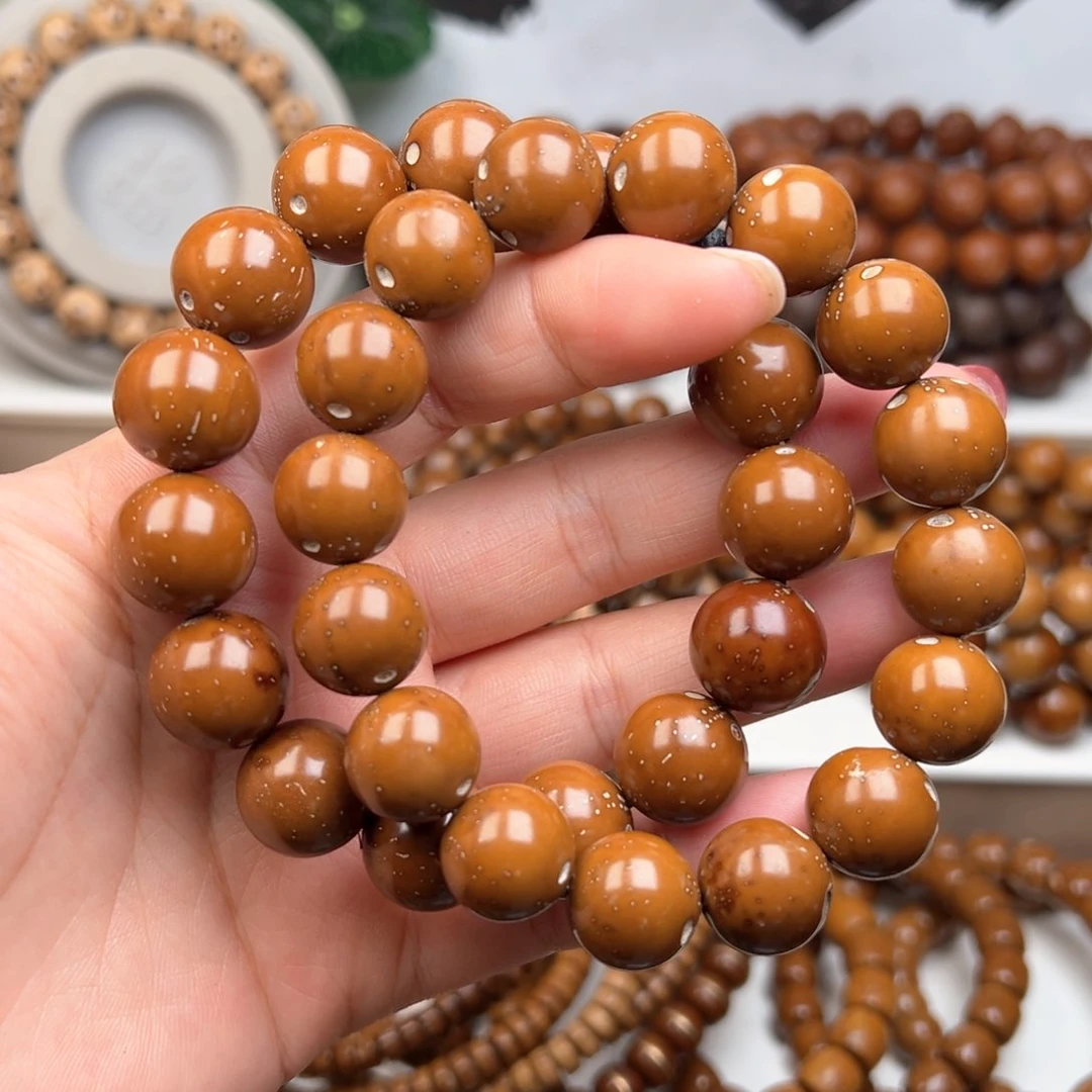 紫金鼠手串13-14+光珠练手款