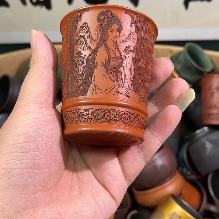 茶杯紫砂全手工紫砂主人杯