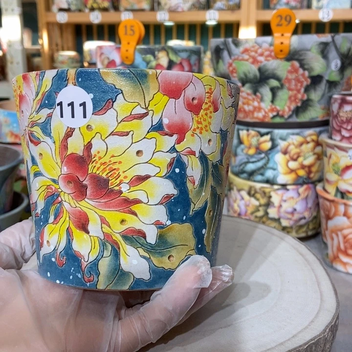 红陶景德镇艺术手绘作品