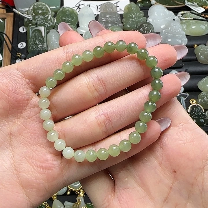 和田玉未镶嵌手串