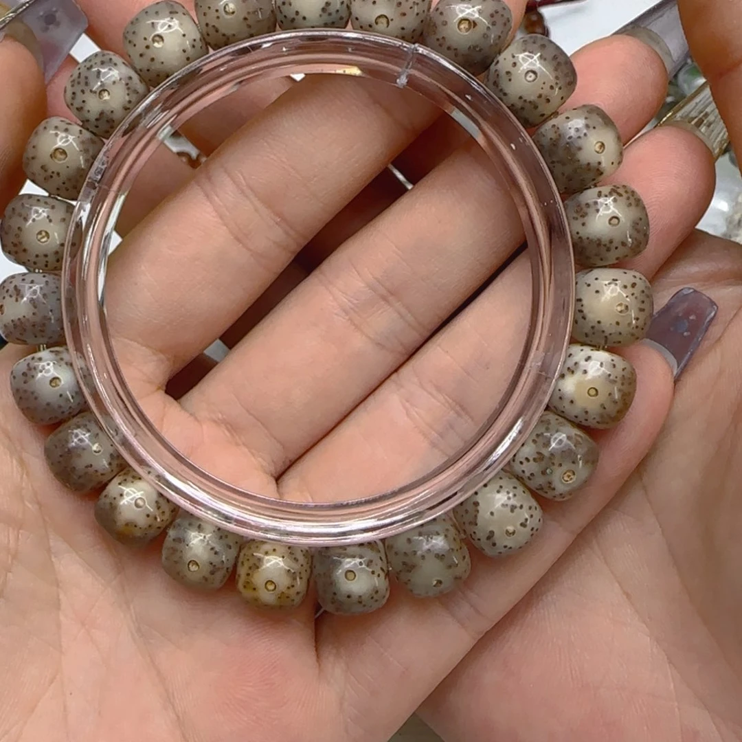 星月菩提手串84殿堂黑冰星月菩提1.0桶单圈