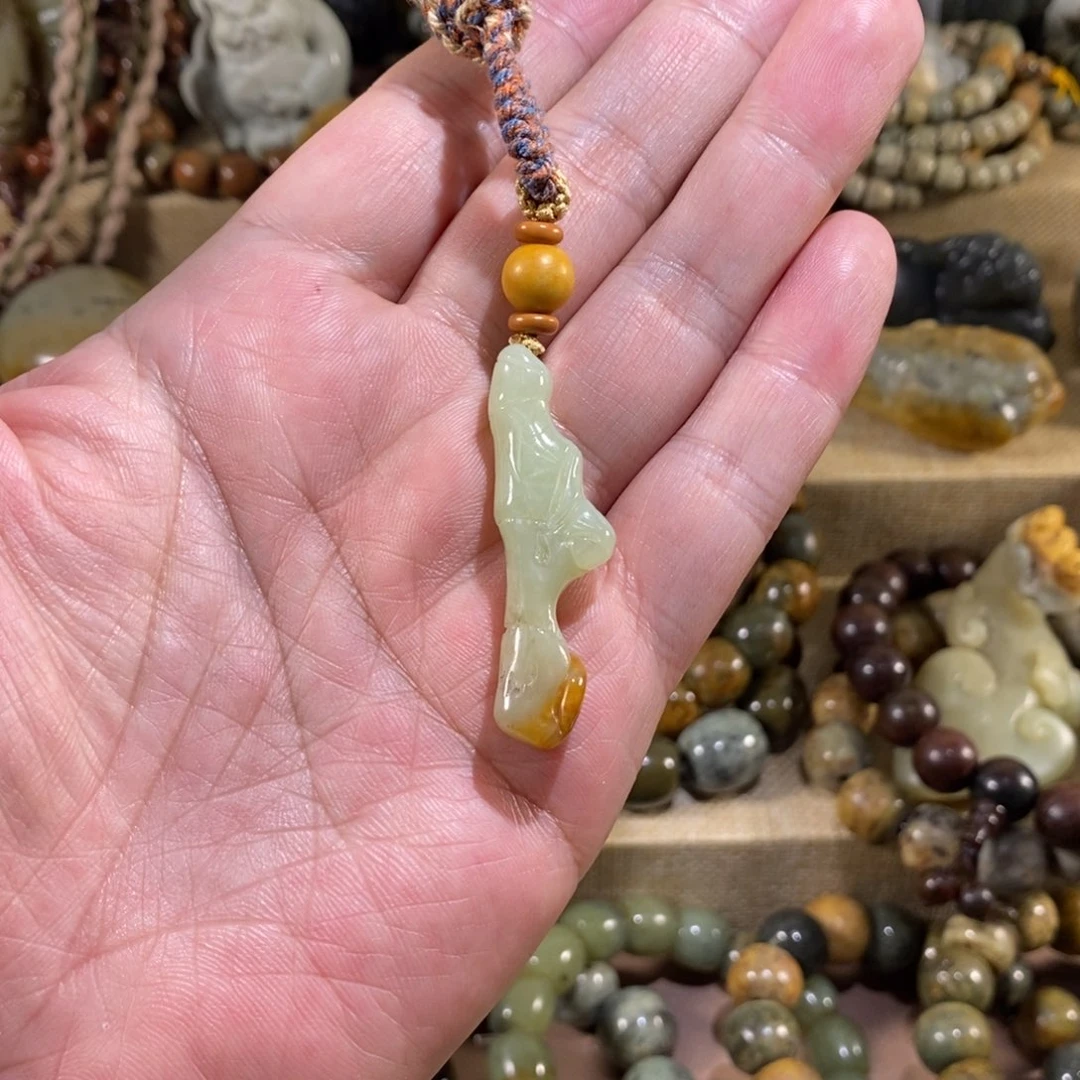 岫岩河磨玉（透闪石质玉）未镶嵌挂件