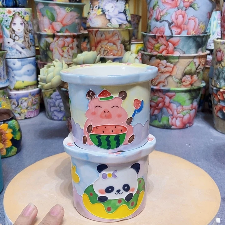 景德镇艺术手绘作品