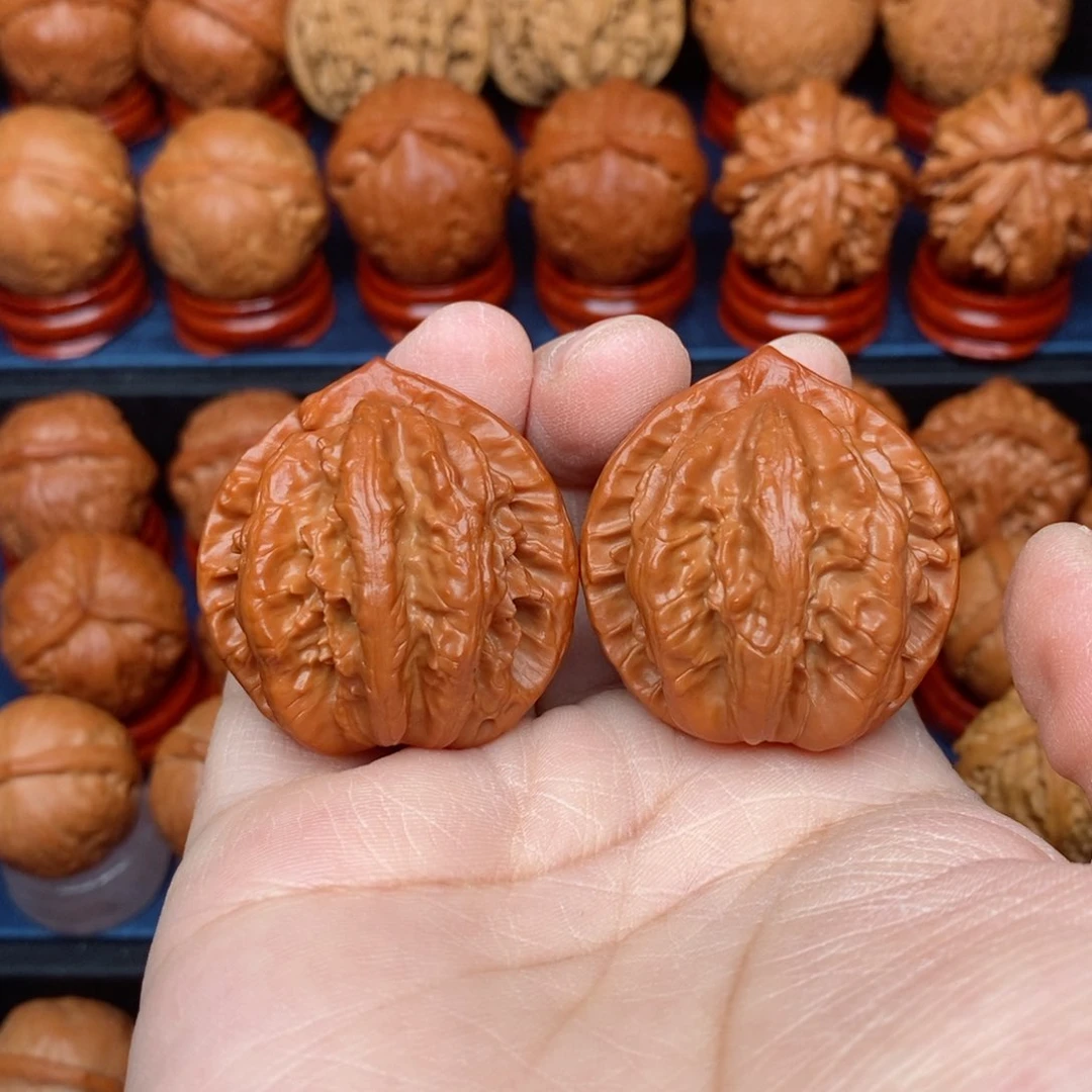 把件文玩核桃东****r手捻火焰粗筋