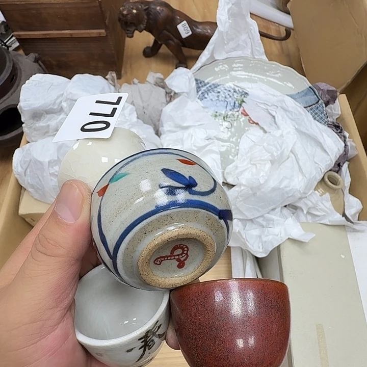 瓷片工艺品摆件瓷器摆件正能量