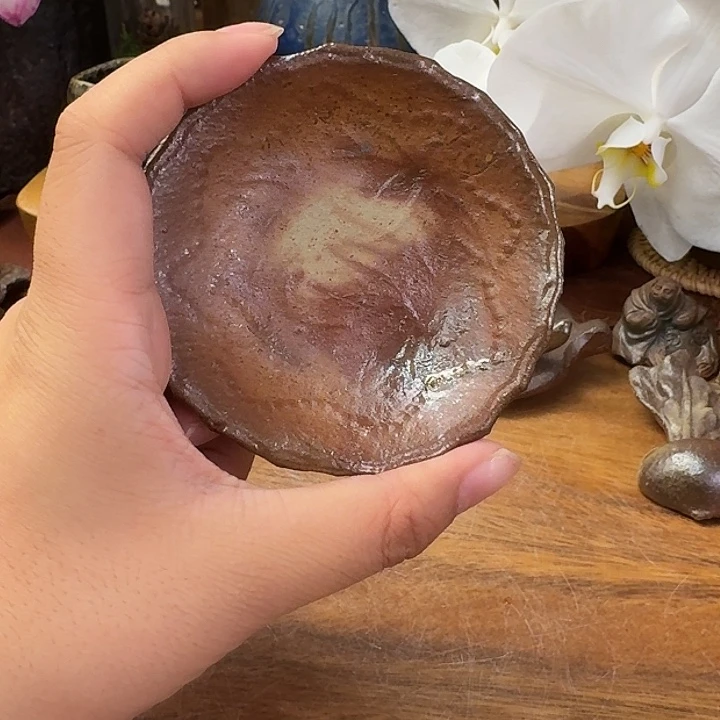 山***夫森风吉备前烧杯垫福利一口价