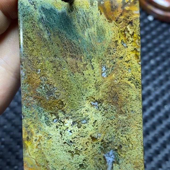 玛瑙/玉髓颈饰未镶嵌绿***湾