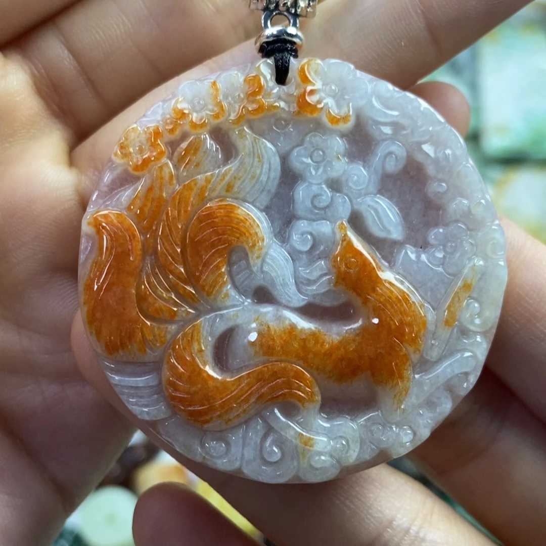 翡翠未镶嵌颈饰吊坠